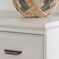 11298 Transitional Pale Gray 6 Drawer Double Dresser - Versa-2