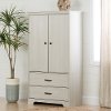 11299 Pale Gray 2 Door Storage Armoire - Versa