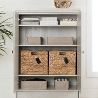 11299 Pale Gray 2 Door Storage Armoire - Versa-3