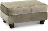 Traditional Taupe Ottoman - Richmond
