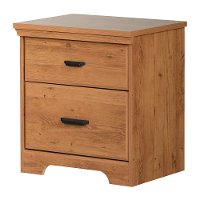 11303 Brown 2 Drawer Nightstand - Versa