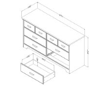 11305 Country Brown Dresser - Versa -4