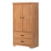 11306 Brown 2 Door Storage Armoire - Versa