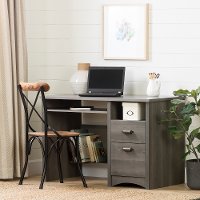 11929 Gray Maple Computer Desk - Gascony