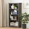 11930 Gray Maple 4-Shelf Bookcase - Gascony -1