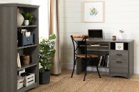 11930 Gray Maple 4-Shelf Bookcase - Gascony-3