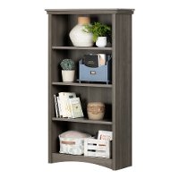 11930 Gray Maple 4-Shelf Bookcase - Gascony-5
