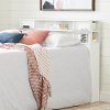 11856 White Bookcase Full Size Headboard - Step One