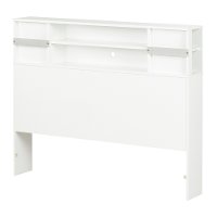 11856 White Bookcase Full Size Headboard - Step One-2
