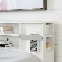 11856 White Bookcase Full Size Headboard - Step One-4