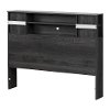 11857 Dark Gray Bookcase Full Size Headboard - Step One-2