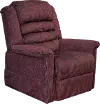 4825-2001-34 Soother Wine Power Reclining Lift Chair with Heat and Massage