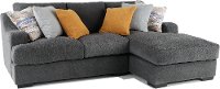 Gray 2 Piece Sectional Sofa with RAF Chaise - Challenger