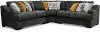 Challenger Gray 3 Piece Sectional