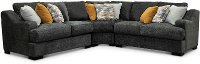 Graphite Gray 3 Piece Sectional Sofa - Challenger