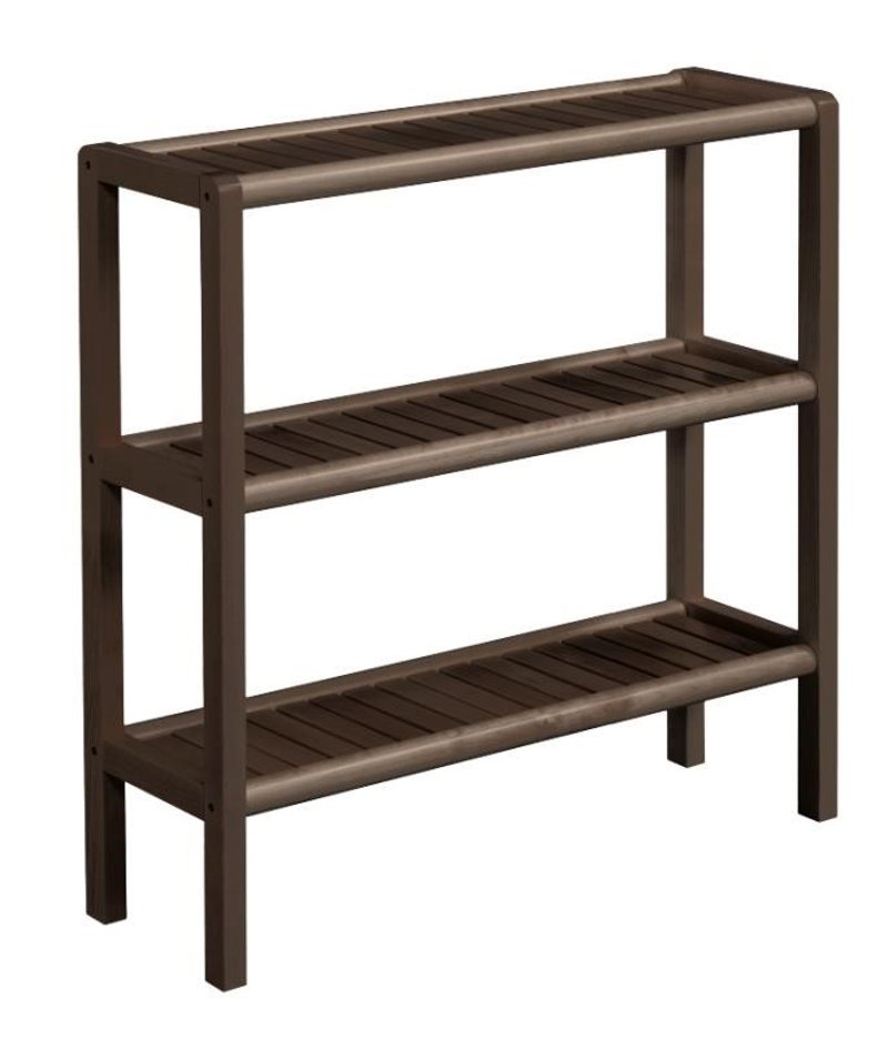 espresso bookshelf