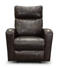 Brown Leather-Match Triple Power Theater Recliner - Carter-11