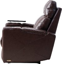 Brown Leather-Match Triple Power Theater Recliner - Carter-6
