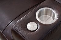 Brown Leather-Match Triple Power Theater Recliner - Carter-8