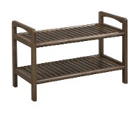 Antique Chestnut Solid Wood Large Bench - Abingdon