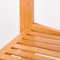 Natural Bamboo Tower Shelf-5