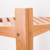 Natural Bamboo Corner Shelf-5