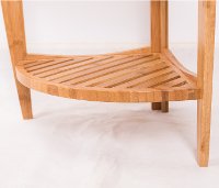 Natural Bamboo Corner Shelf-6