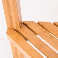 Natural Bamboo 3-Tier Corner Shelf-3