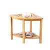 Natural Bamboo Corner Bench