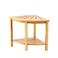 Natural Bamboo Corner Bench-2