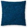 P6030-RP-INDIGO Indigo Blue Cotton Throw Pillow
