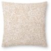 P6030-RP-IVORY Ivory Cotton Throw Pillow