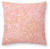 Clearance Rose Pink Cotton Throw Pillow