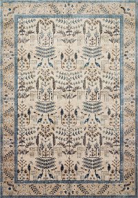 8 x 10 Large Modern Vintage Natural Area Rug - Nairi