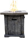 Wood Look Outdoor Fire Pit