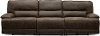 Cheyenne Brown 3 Piece Power Reclining Sofa - Karma
