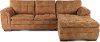 Taupe Brown 2 Piece Sectional Sofa with RAF Chaise - Sandy