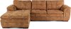 Taupe Brown 2 Piece Sectional Sofa with LAF Chaise - Sandy