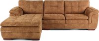 Taupe Brown 2 Piece Sectional Sofa with LAF Chaise - Sandy