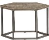 Contemporary Ash Hexagon Cocktail Table - Addison Cove