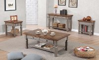 Barnwell Two Tone Country Cottage End Table-2