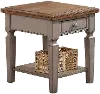 Barnwell Two Tone End Table
