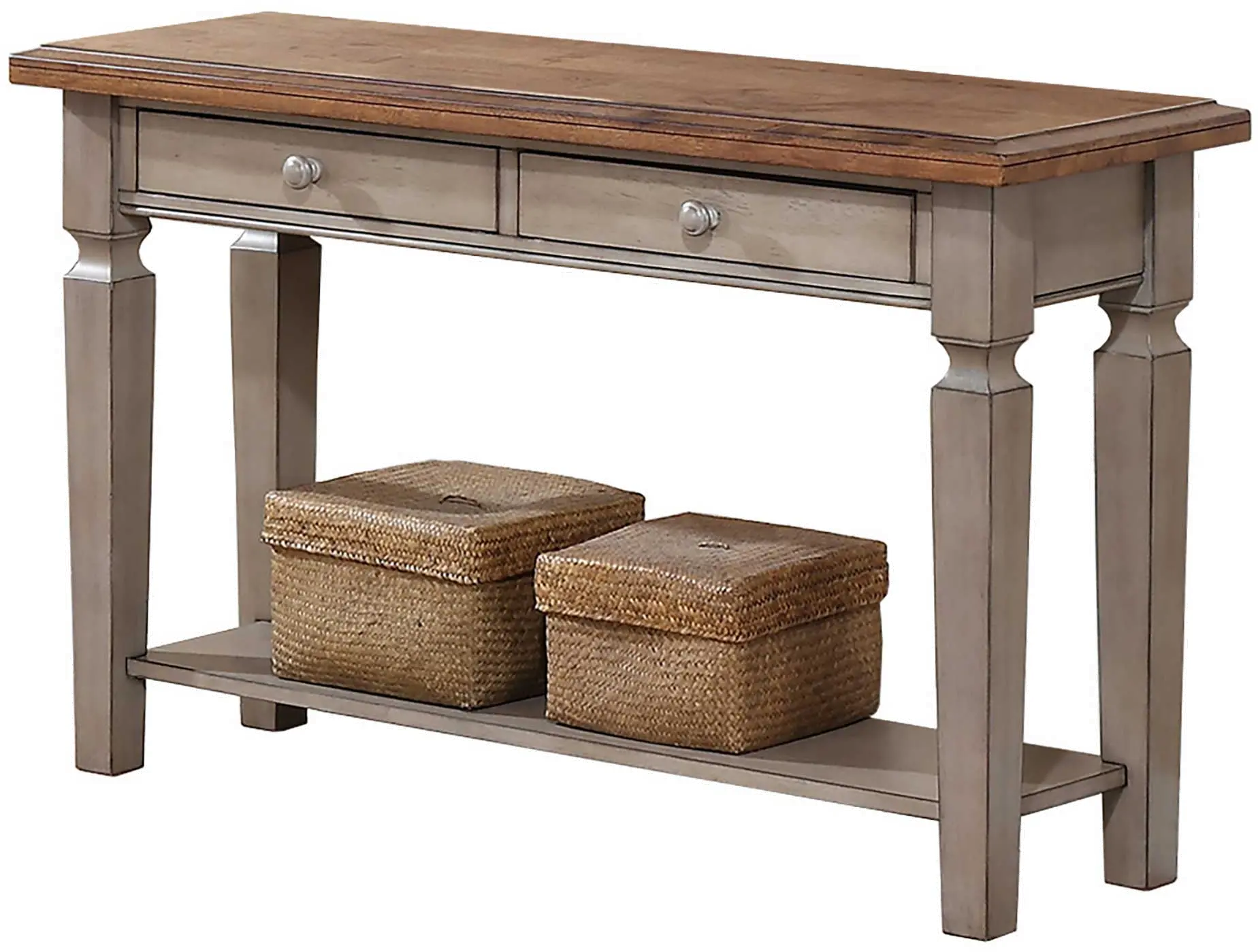 Barnwell Two Tone Console Table-1