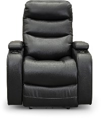 Black Power Home Theater Recliner - Cinema