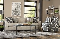 Contemporary Light Gray Sofa - Shannon-2