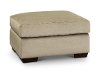 Contemporary Light Gray Ottoman - Shannon