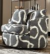 Contemporary Gray Swivel Chair - Shannon