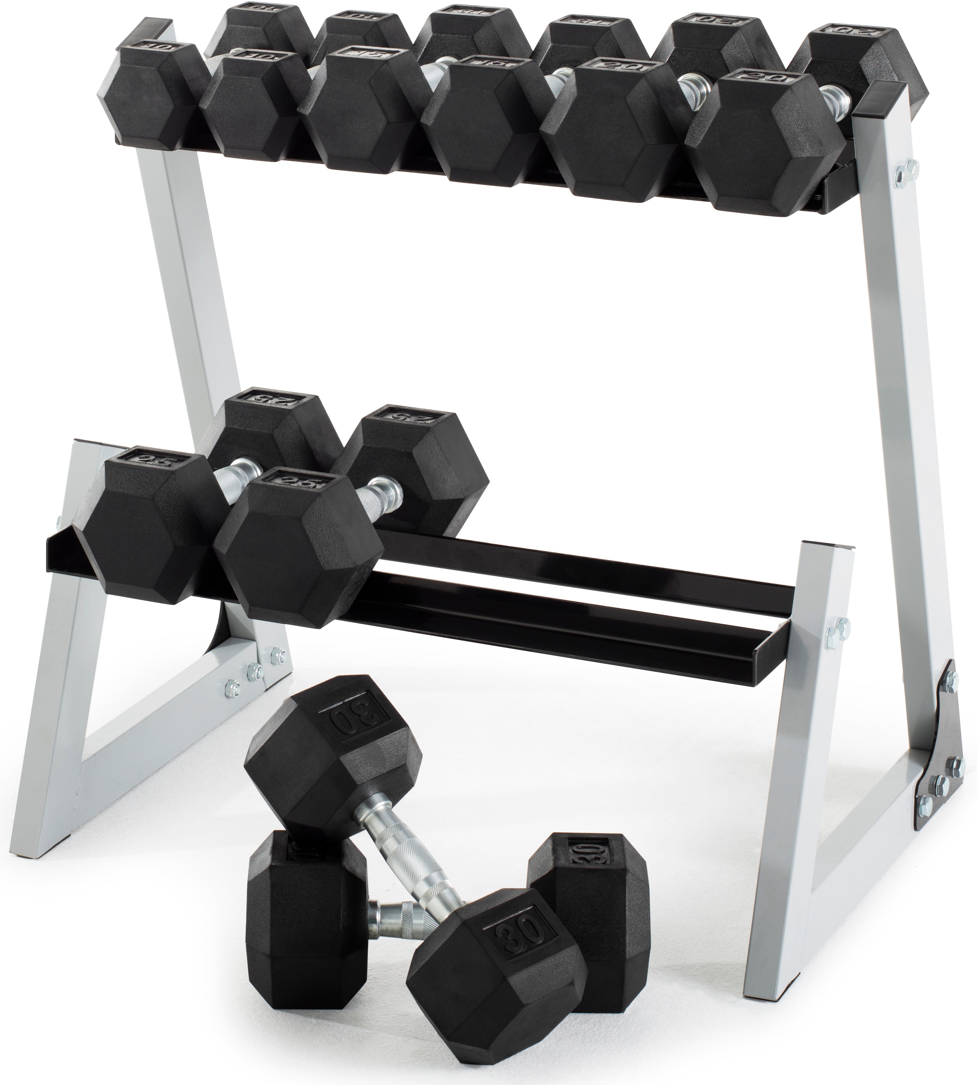 Weider 200 LB Dumbbell Weight Set-1