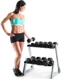 Weider 200 LB Dumbbell Weight Set-2