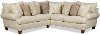 Traditional Beige Sectional Sofa with RAF Sofa - Swift